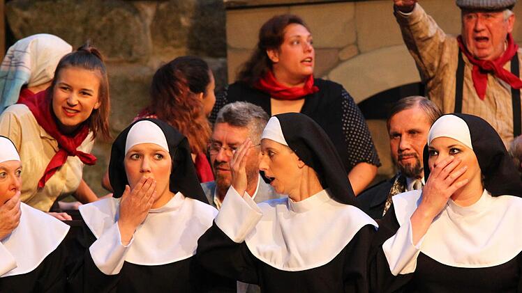 Szene aus Don Camillo und seine Herde. Foto: Jürgen Gärtner