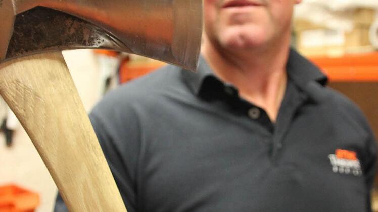 So sieht eine Profi-Axt aus. Foto: Heike Beudert