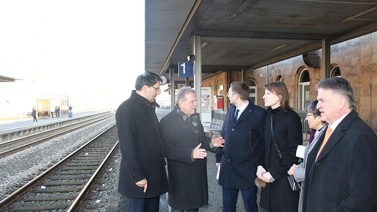 Auch der Zustand des Kulmbacher Bahnhofs war Thema. Foto: Jürgen Gärtner