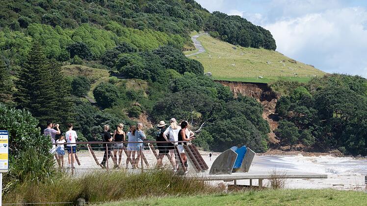 Erdrutsch in Neuseeland