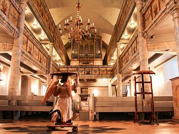 Ein Blick in die St.-Laurentius-Kirche in Wonsees Foto: Adriana Lochner