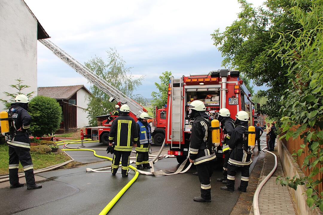 Großbrand im Kreis Erlangen-Höchstadt