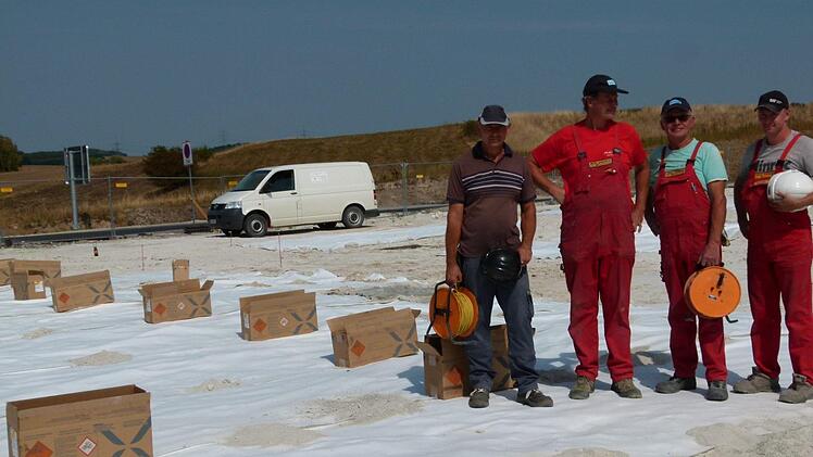 Das Sprengteam Foto: Lothar Weidner