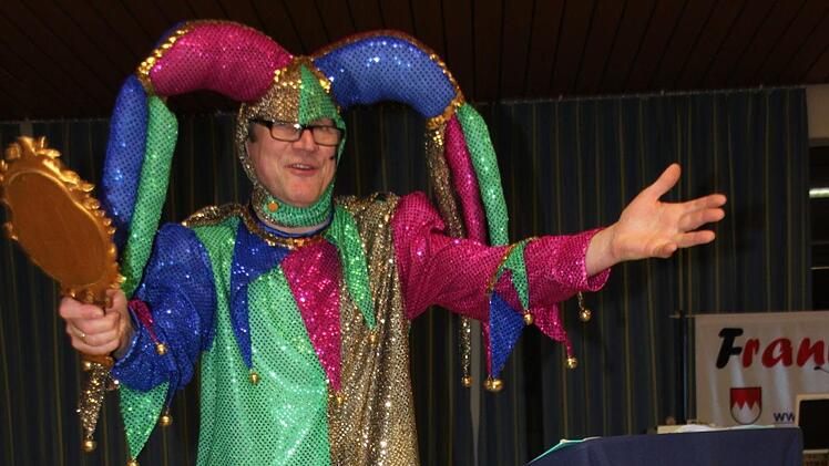 Der Weismainer Till  (Franz Besold) hielt der Politik den Spiegel vor. Foto: Stephan Stöckel