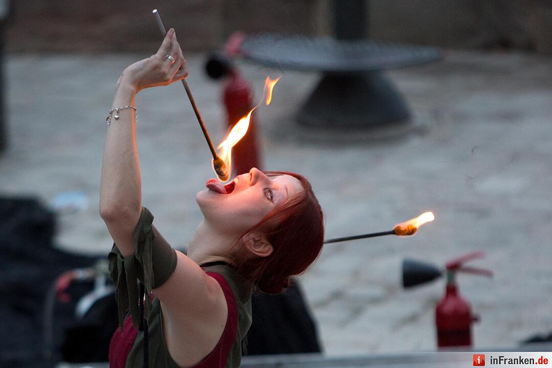 Burgfest auf der Kaiserburg in Nürnberg