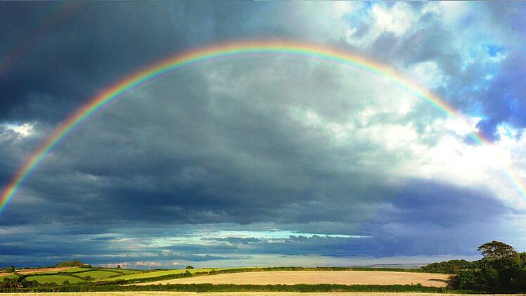 wetter regenbogen