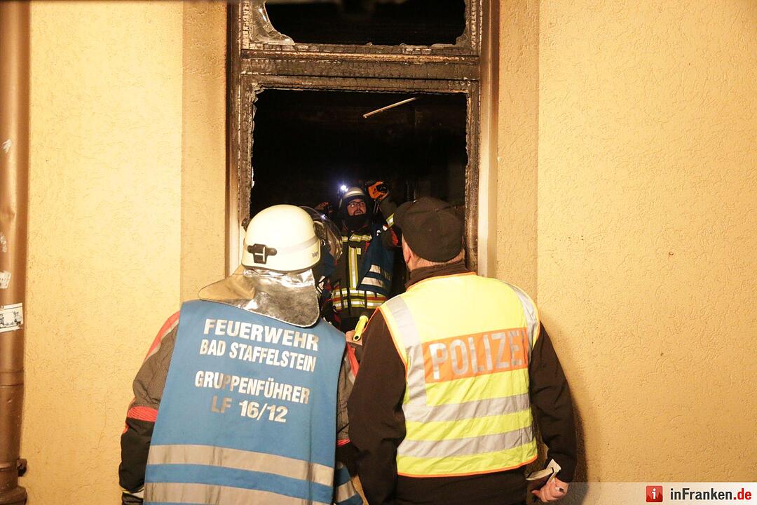 Zimmerbrand in Bad Staffelstein