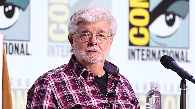 Premiere: "Star Wars"-Schöpfer George Lucas besuchte dieses Jahr zum ersten Mal die Comic-Con in San Diego.