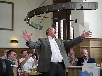 Martin Oberle sorgte für Stimmung. Fotos: Pauline Lindner