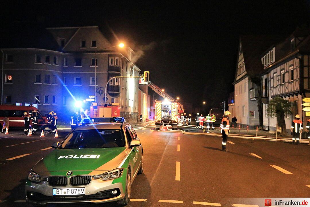 Feuer in Wohnung eines Mehrfamilienhauses in Küps