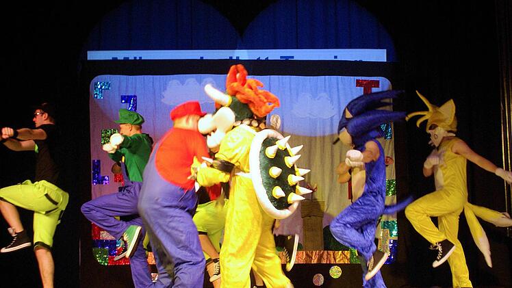 Turnier für Männerballett in Untererthal.