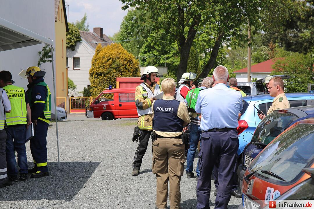 Gasaustritt in Rehau