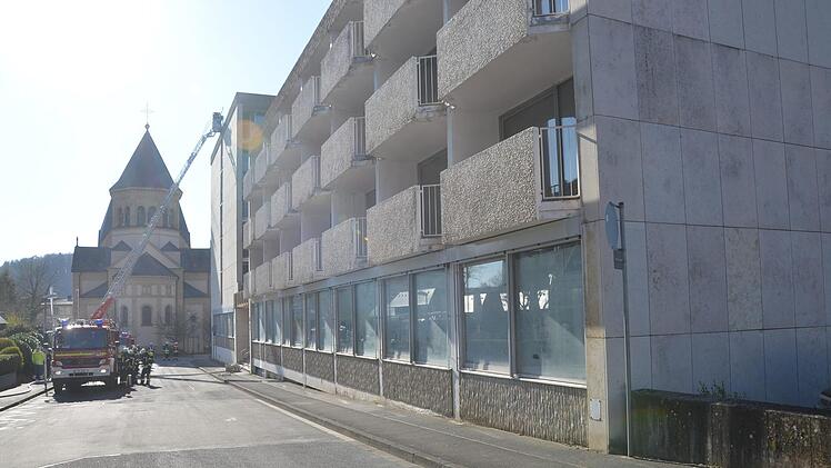 Im ehemaligen Hotel Rixen in Bad Kissingen ist ein Feuer ausgebrochen. Peter Rauch