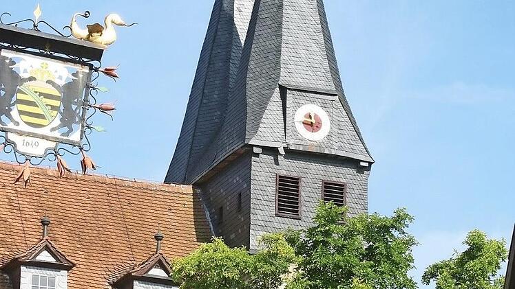 Die Kirche St. Laurentius in Meeder Foto: Dieter Ott