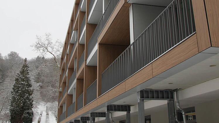 Der frisch generalsanierte Park-Flügel im Staatsbad Bad Brückenau ist pünktlich fertig geworden. Foto: Ulrike Müller