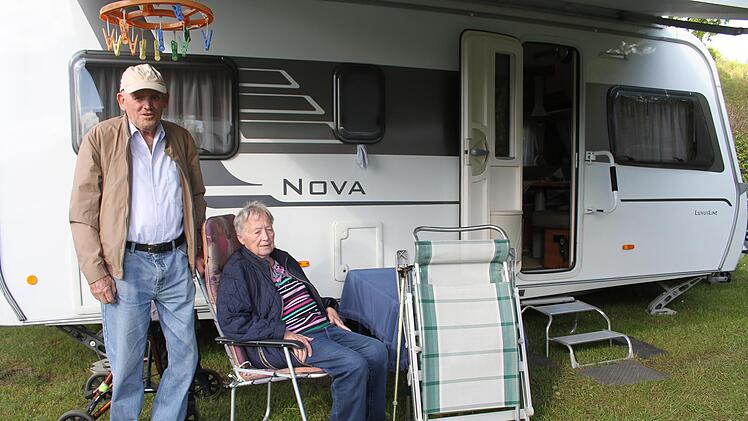 Horst und Ursula Allmann kamen aus Hessen. Sie kannten den Stadtsteinacher Platz schon.