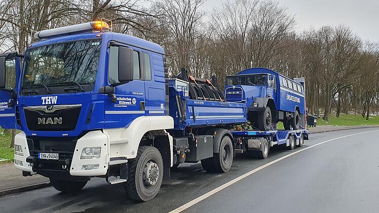 Rarität vom THW Nürnberg stand über Jahre in Tunnel - Einsatzkräfte retten "echten Hingucker"