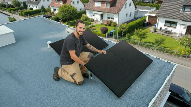 Balkonkraftwerk f&uuml;r Flachdach: Die besten Komplettsets 2026