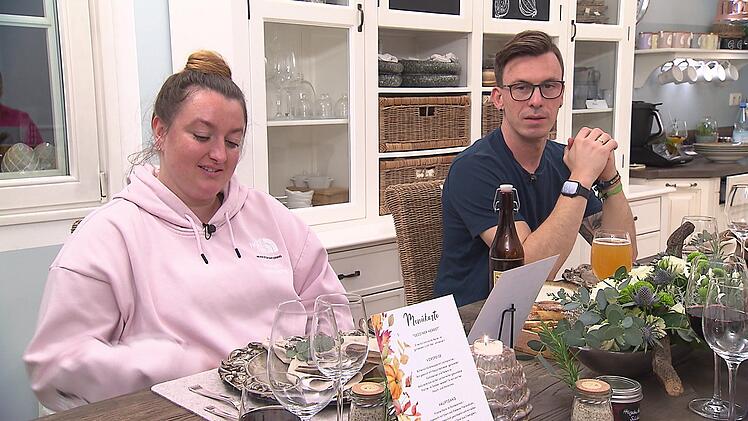 Sassi und Konrad freuen sich &uuml;ber ein "bombastisches Finish" bei Bea.