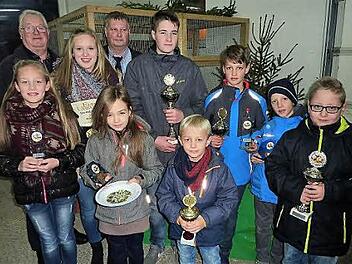 Stark vertreten war bei der Schau in Reitsch die Jugend. Die Freude darüber war dementsprechend groß.