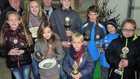 Stark vertreten war bei der Schau in Reitsch die Jugend. Die Freude darüber war dementsprechend groß.