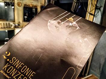 "All'italiana" lautete das Motto beim 2. Sinfoniekonzert des Landestheaters. Solist war Dietmar Engels, Solokontrabassist des Philharmonischen Orchesters.Foto: Jochen Berger