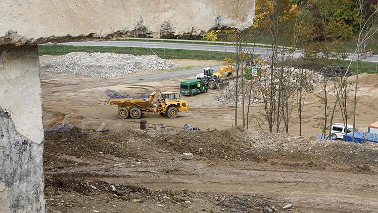 Eindrücke vom Abriss der Klöffelsberg-Brücke. Foto: Ralf Ruppert