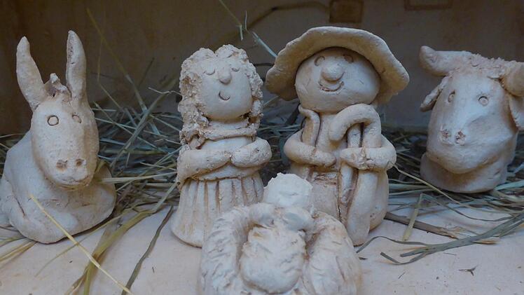 Diese Figuren hat Leonie Alberth im Kinderkurs gefertigt.