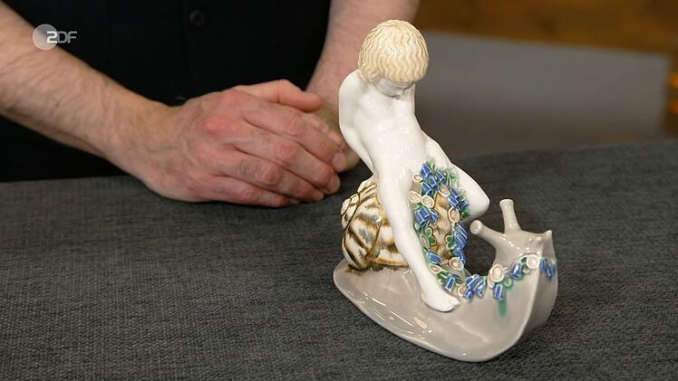 Experte Colmar Schulte-Goltz erkannte in der Keramikfigur den ber&uuml;hmten "Schneckenreiter".