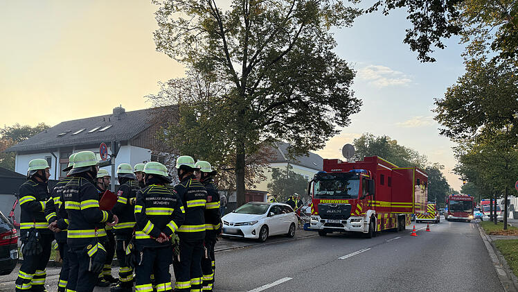 Brand in München - Großeinsatz von Polizei und Feuerwehr