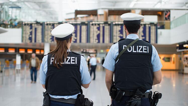Bundespolizei am M&uuml;nchner Flughafen