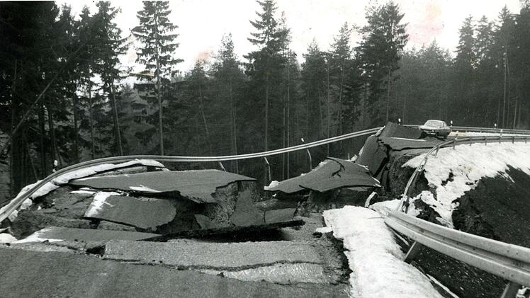Sieht verheerend aus: der Erdrutsch vor 40 Jahren auf der Kirchleuser Platte. Foto: Archiv Stephan Tiroch