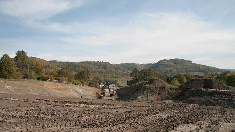 Bau der Umgehung in Stadtsteinach. Foto: Jürgen Gärtner