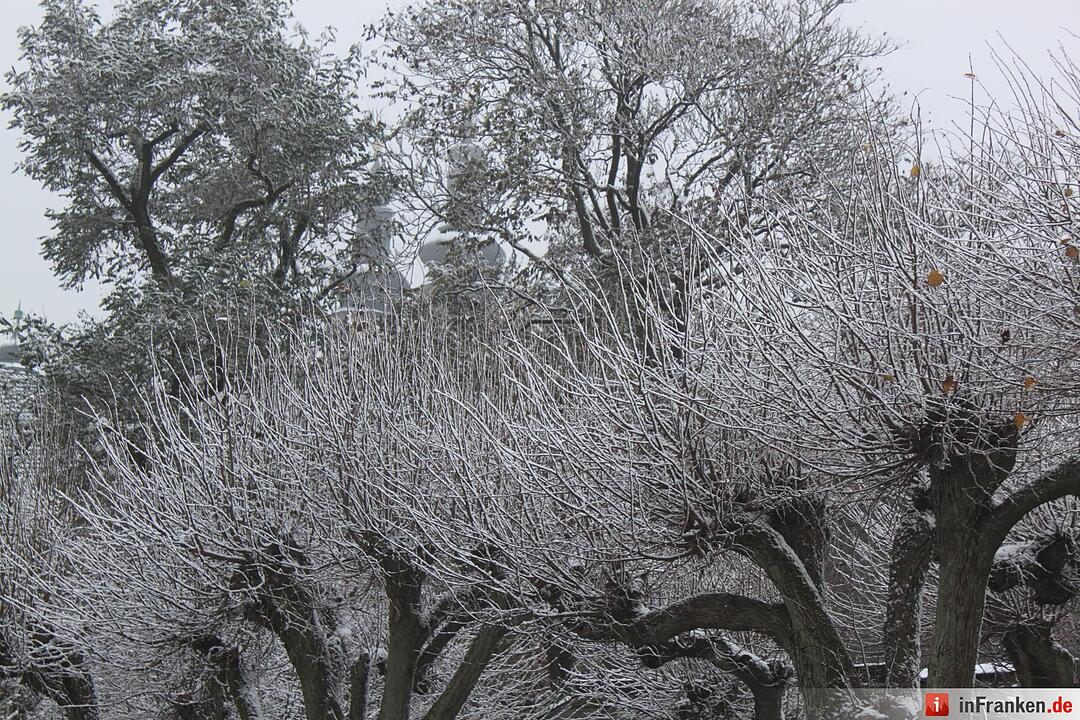 Erster Schnee in Oberfranken