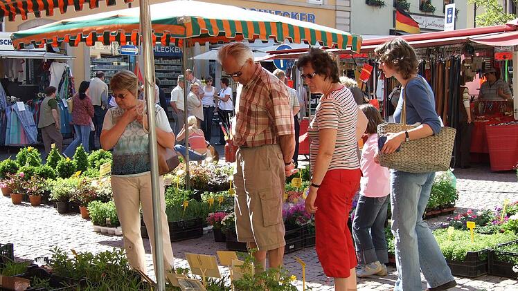 Am Sonntag wird die Marktsaison in Bischofsheim mit einem Blumen- und Frühlingsmarkt eröffnet.
