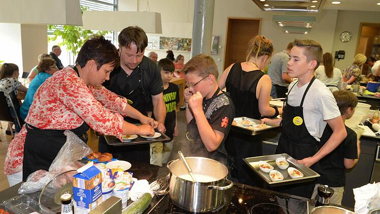 2. Kulmbacher Familienkochduell im Mupäz  Foto: Ronald Rinklef