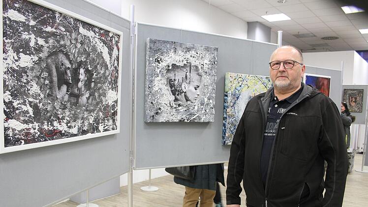 Adolf Schieber hat erst vor zwei Jahren die Kunst für sich entdeckt. Foto: Sonny Adam