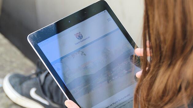 Der Markt Burkardroth hat eine neue Homepage. Foto: Johannes Schlereth