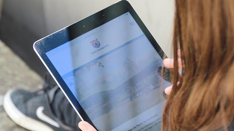 Der Markt Burkardroth hat eine neue Homepage. Foto: Johannes Schlereth