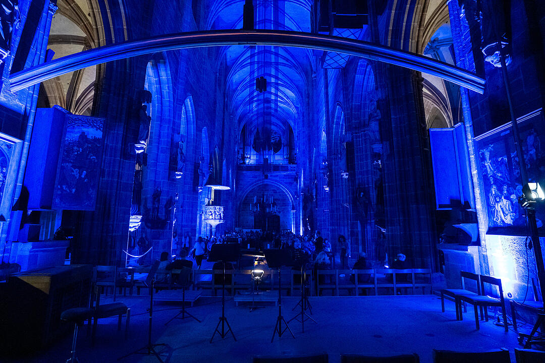 Nürnberg erstrahlte in BLAU.