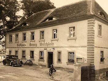 Der Gasthof Weichlein im Jahr 1950.  Foto: privat