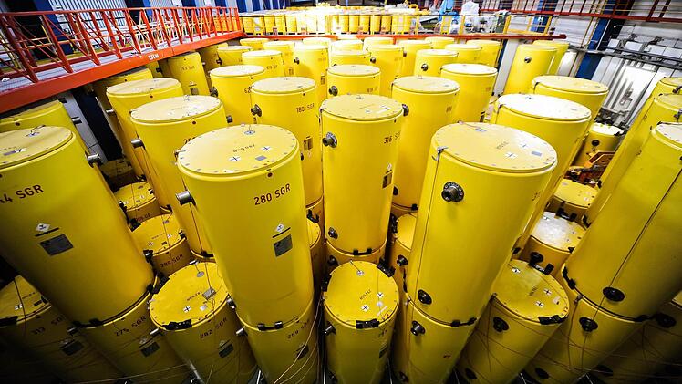 Castor-Behälter im Forschungszentrum Jülich  Foto: dpa