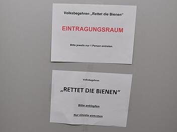 Extra für das Volksbegehren für den Erhalt  der ArtenvielfaltFoto: Ronald Rinklef
