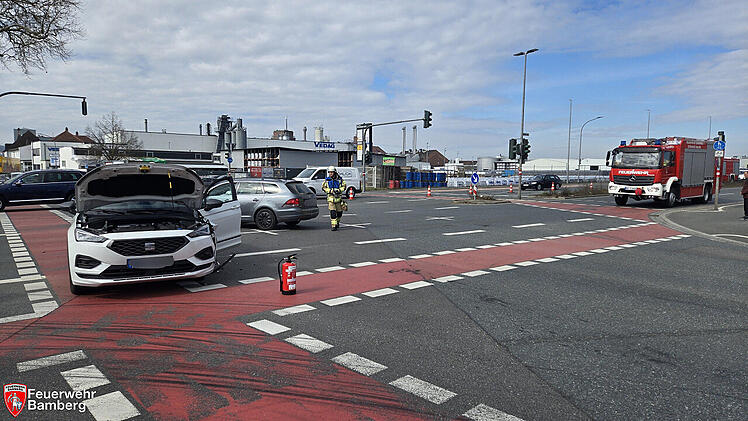 Frontal-Crash am Berliner Ring in Bamberg
