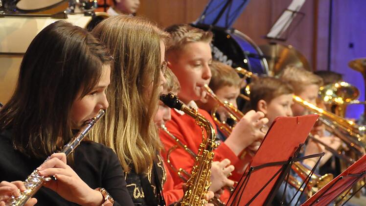 Sie sind die Jüngsten beim Jugendmusikkorps: die Mitglieder des Vororchesters. Foto: Peter Klopf