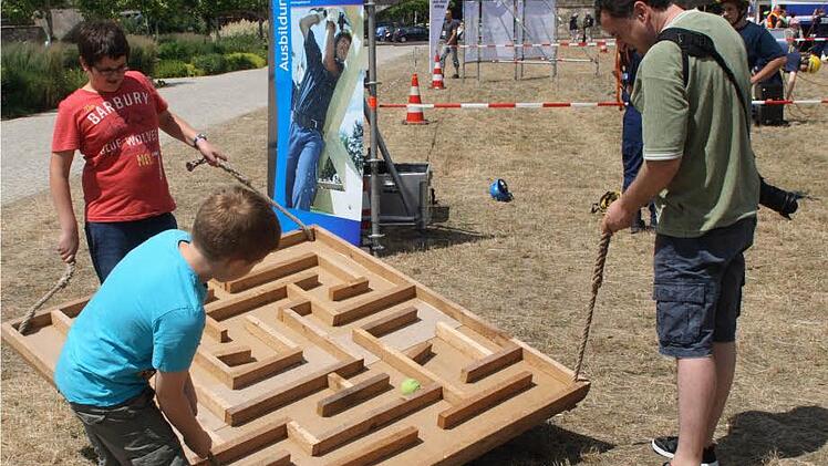 Geschicklichkeitsspiel des THW.
