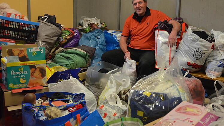 Jürgen Forscht ist von der Hilfsbereitschaft in Neustadt überwältigt. Foto: Rainer Lutz