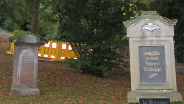 Nur einen Steinwurf vom Grab der 1826 verunglückten Kaufmannstochter Sophie Margarete Fleischmann ...
