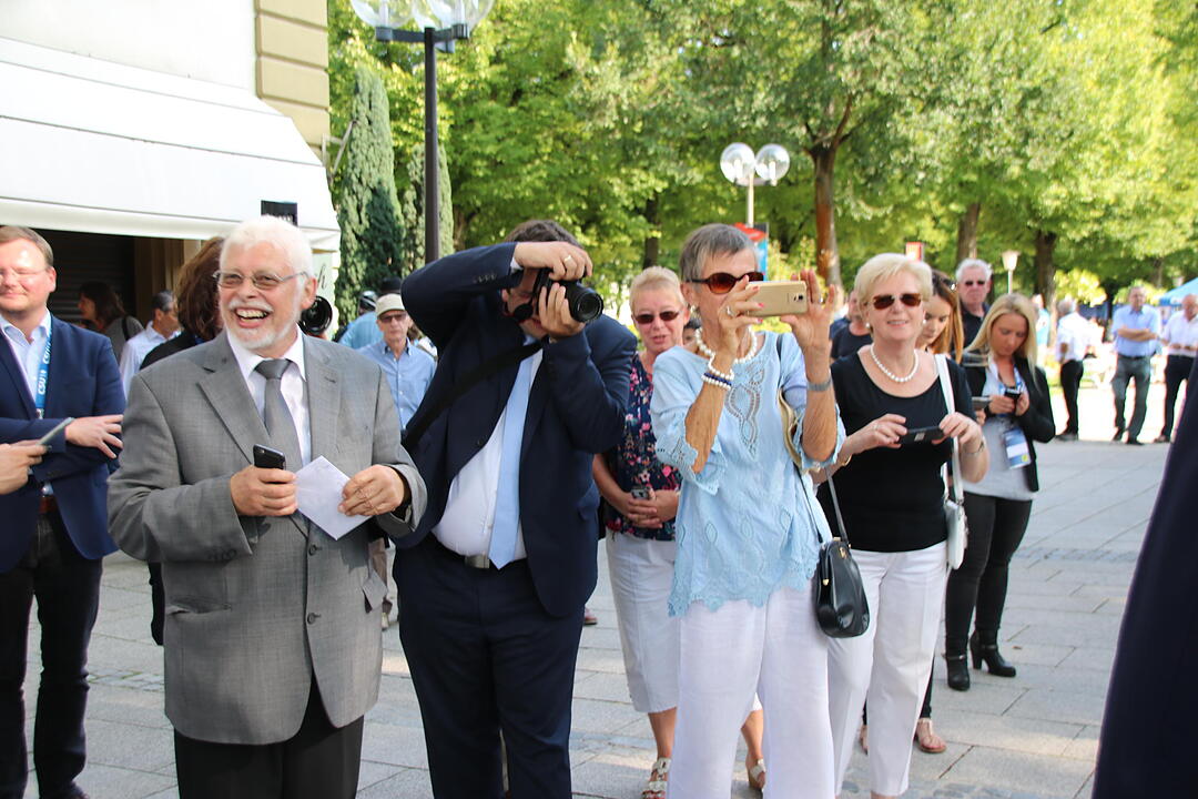 Angela Merkel zu Besuch in Bad Kissingen