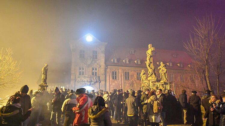 Silvester 2019/2020 in Bamberg. Foto: Ronald Rinklef